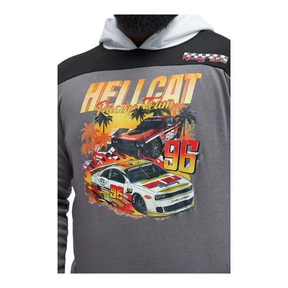 Reason Dodge Hellcat Racing Team Hoodie Sweater Black - Picture 8 of 9